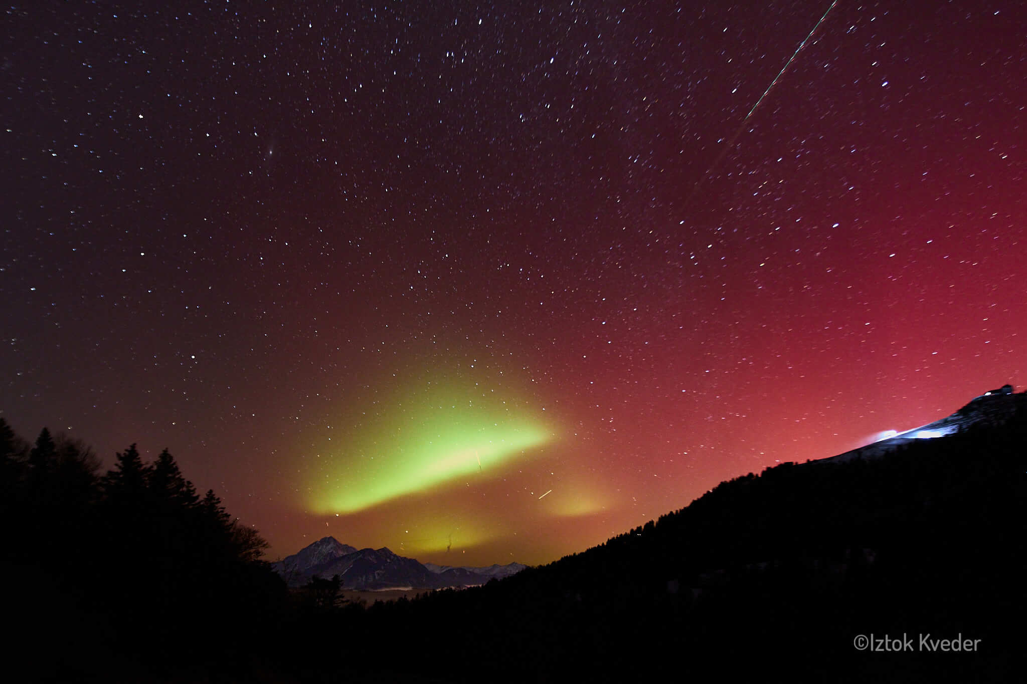 Aurora Borealis Over Slovenia — January 19, 2026
